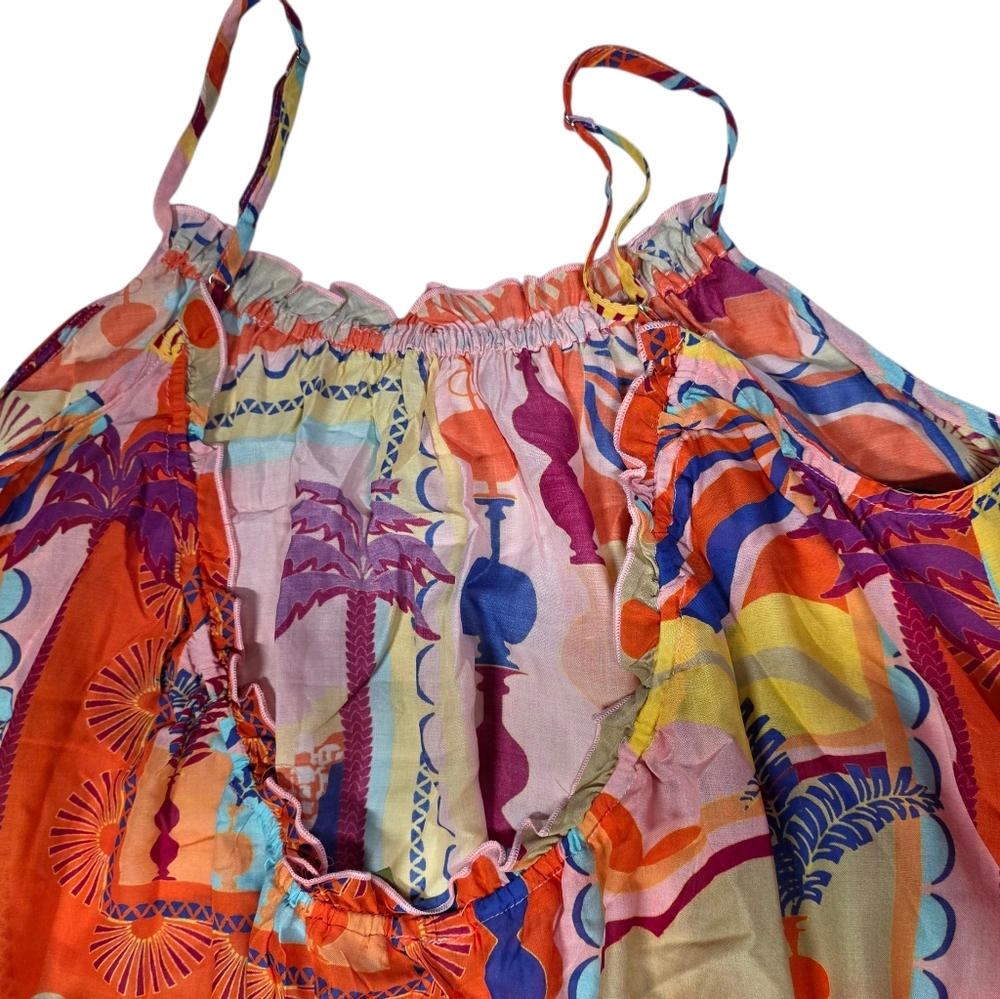 CELANDINE By Anthropologie The Malika Gauze Maxi Dress - Picture 14 of 15
